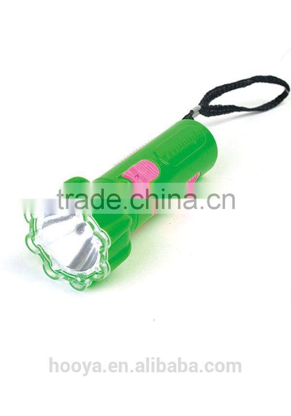 12pcs Plum Blossom Shape LED Light Key Chains