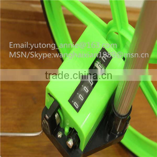 Green 6 digits digital display measuring wheel