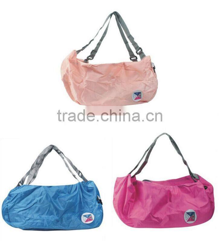 Nylon 3 Way use Foldable bag(transfer to shoulder bag,packbag and handbag)(CF-153)