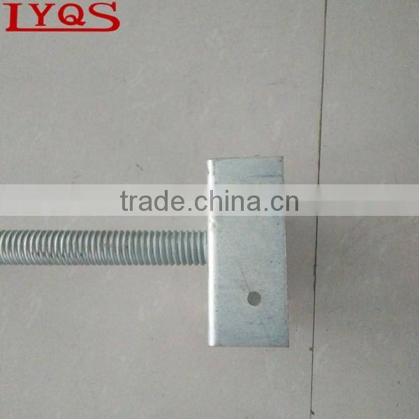 Scaffolding adjustable U-head jack support