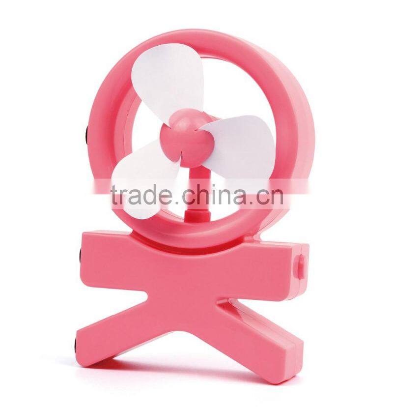 Customized Design Mini USB Desk OK Shape Blower Fan