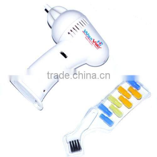 Free Shipping Cordless Electric Wax Vac Ear Vacuum Cleaner Extra Ear Wax Remover