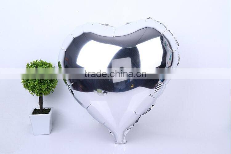 Metallic Heart shape helium Inflatable Foil Balloons party Decoration Foil Balloons wholesale