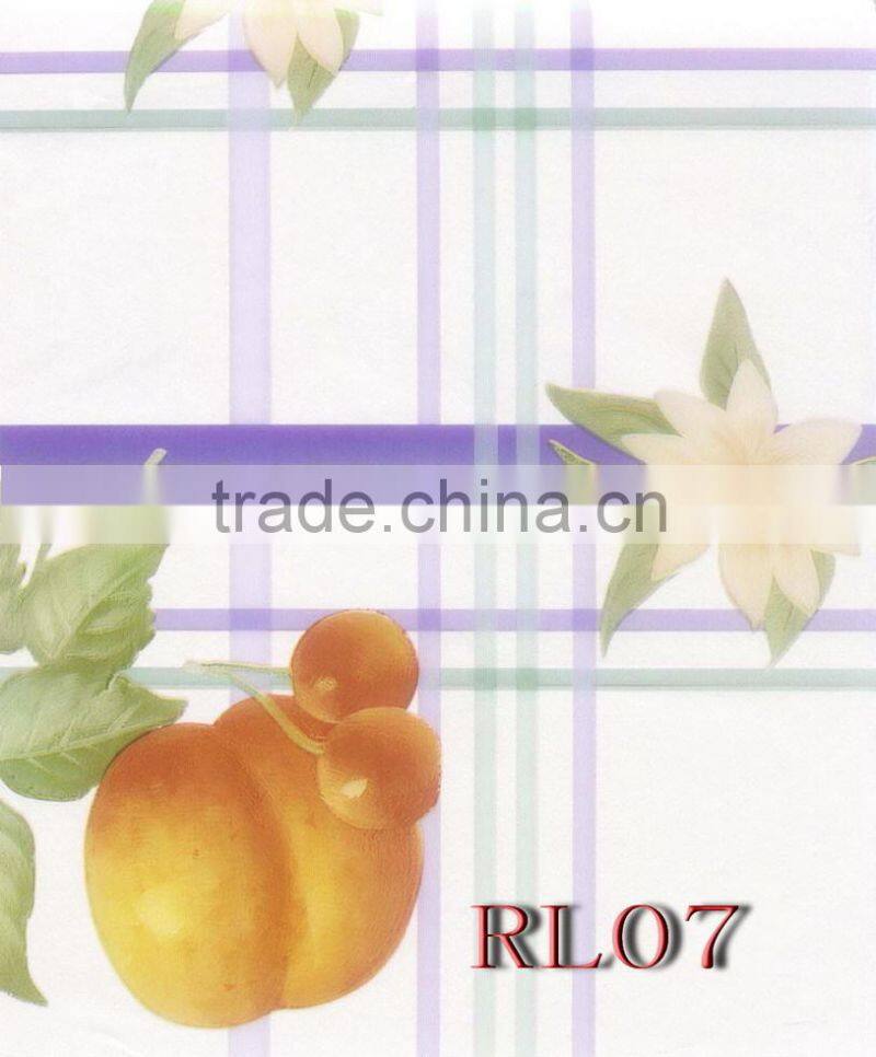 2014 NEW Style Designed HOT SELL Fashion Printed PVC clear table cover cloth