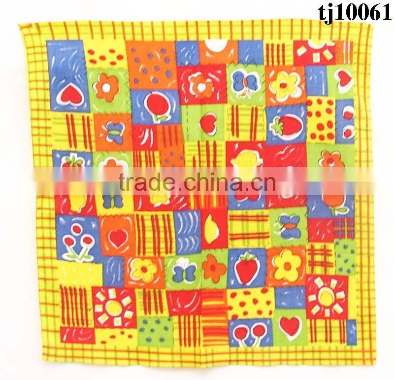 Flower insect natural pattern kerchief available in various designs