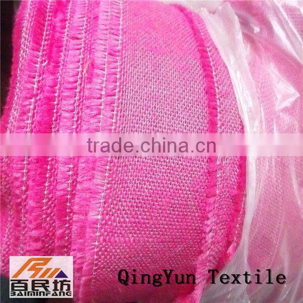 100%linen &jute dyed cloth and nature color