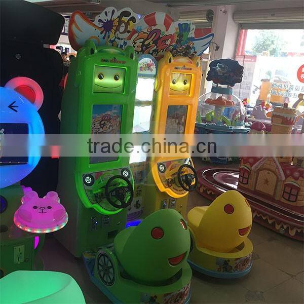 2016 dianfu amusement newest cheap kids driving simulator car arcade game machine for sale