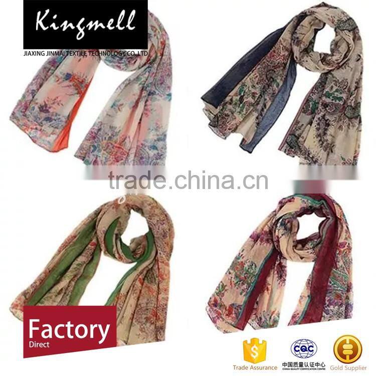No MOQ Custom-made digital printing pashmina scarf