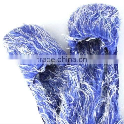 New fax fur cute adult animal winter hats with long scarf and mitten