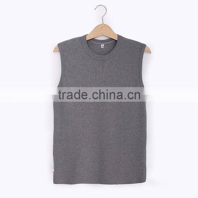 Men t shirt , sleeveless round neck t shirt for men