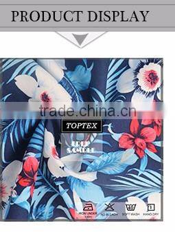 cotton plain weave colorful geometric pattern printed fabric