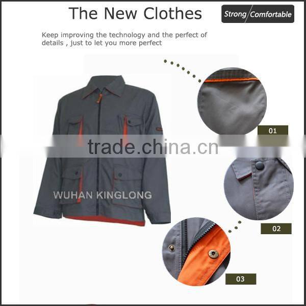 T/C fabric high visibility multiple pocket work jackets