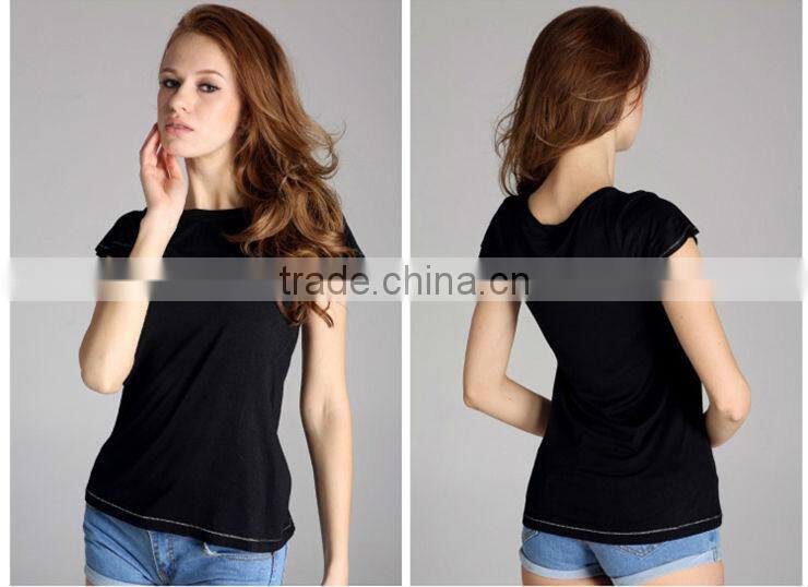 sexy t shirt skin tight women's short sleeve t shirt