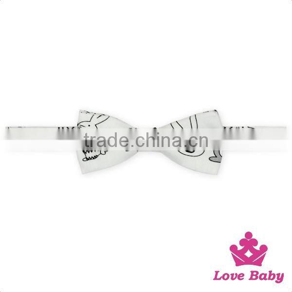 New Sale Printed Cartoon Bow Flashing Tie For Baby Kids Self Cheap Boy Product