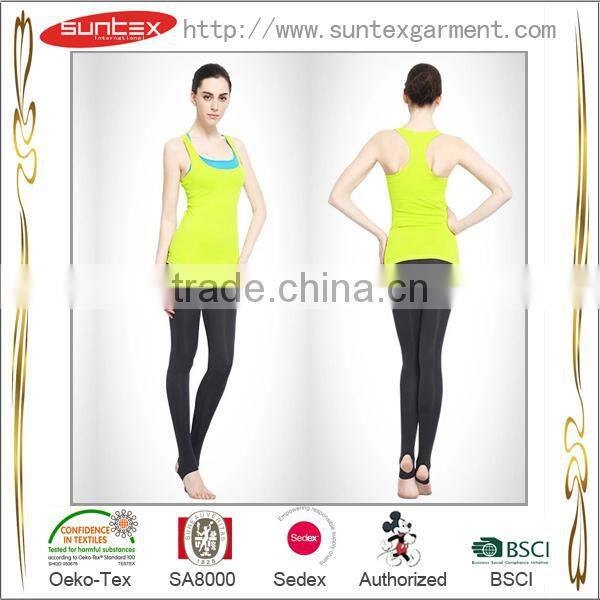 SUNTEX OEM Lycra Fitness Clothing Custom Dry Fit Gym Wear