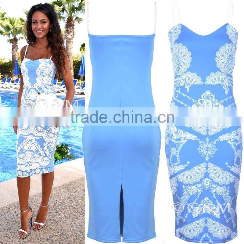 OEM service dress sleeveless women casual straight dress fancy dress