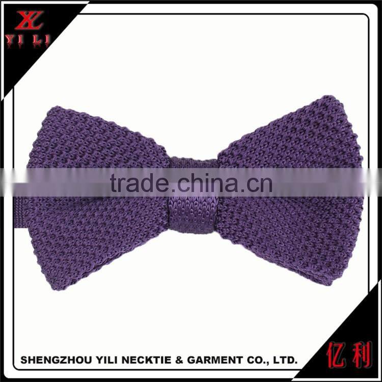 Solid Black Color Mens Bow Ties For Meeting Working