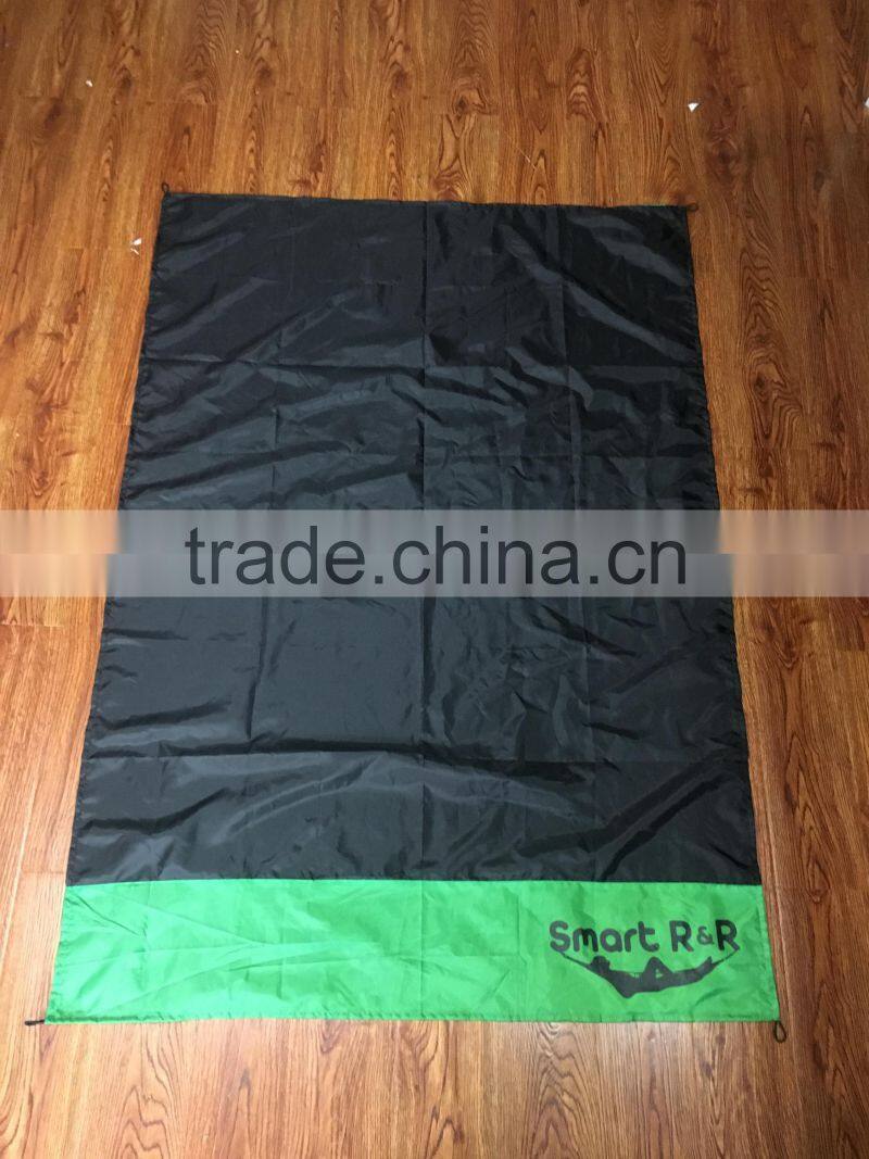 100 polyester custom foldable waterproof beach blanket