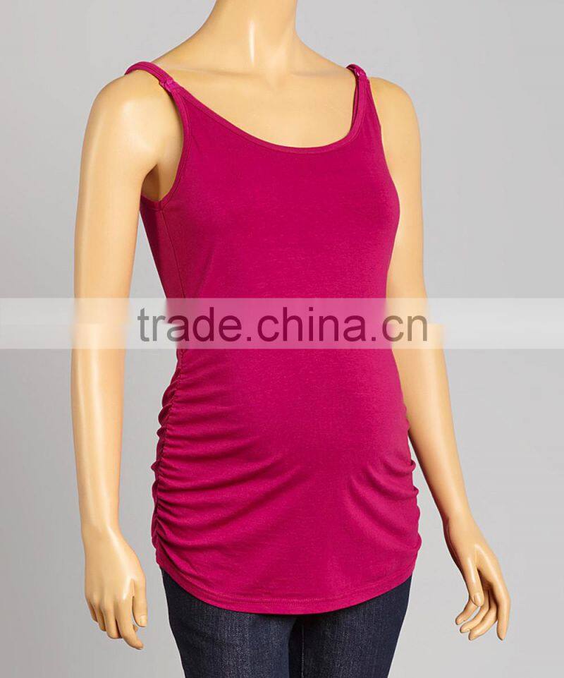 Free Shipping Orchid Maternity Tops With Bra And Tank Maternity Tees Women Clothing WT80817-47