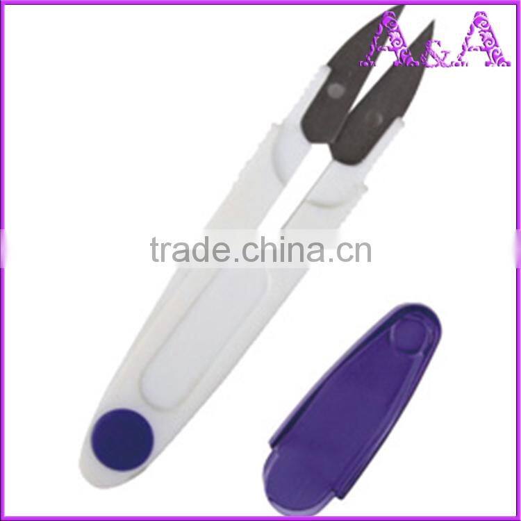 Taiwan Made High Carbon Steel Sewing Scissors Blue Sharp Spring Thrum Yarn Scissors for Cross Stitch