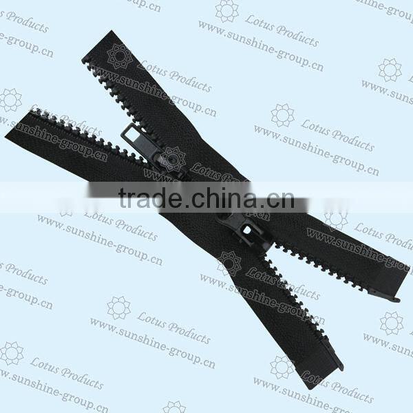 Metal Zipper With Two-way Slider Zipper