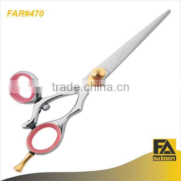 Hair cutting shears made of stainless steel