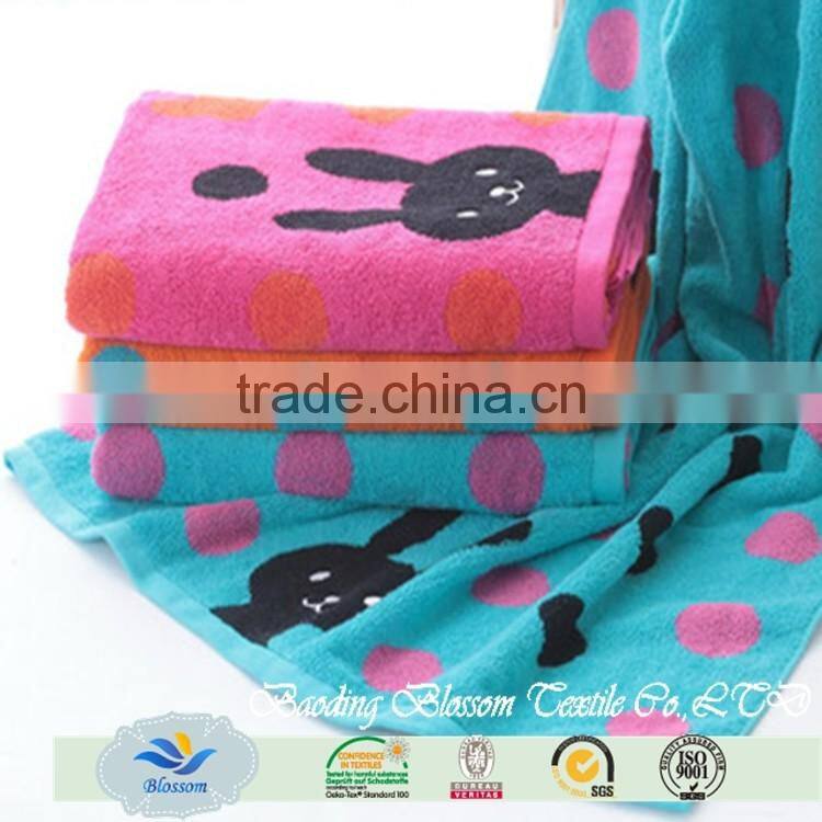 home textile jacquard yarn dyed super absorbent face towels
