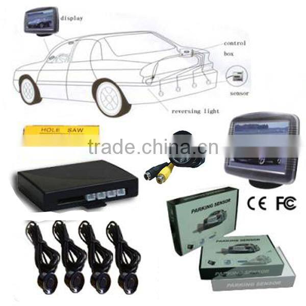 Wireless Rearview Camera Optional 3.5 inch TFT Monitor Video Parking Sensor System