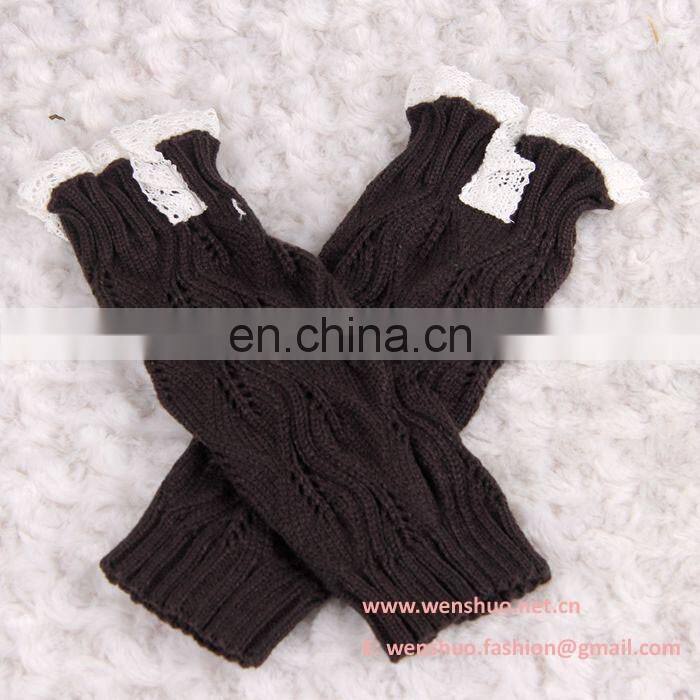 Wholesale Western Cute Young Girls New Lace Knitted Socks