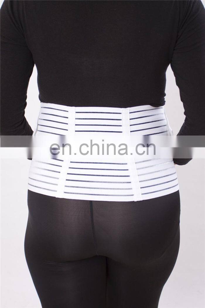 White Breathable Pregnancy Support Belly Brace