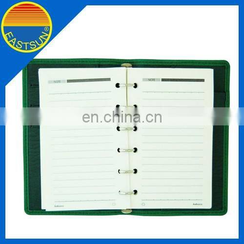 Office A4 hardcover PU notebook with elastic band