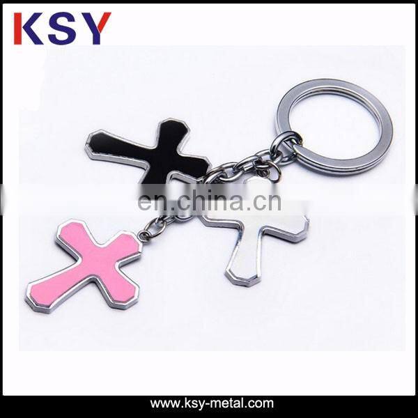 Fashion custom metal keychain with factory price