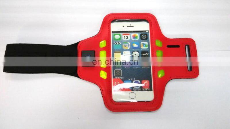 Wholesale color rubber band arm Jogging Armband For Cell Phone
