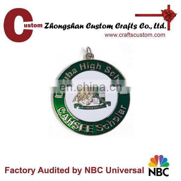 Awarding custom school metal gold souvenir medal in zhongshan