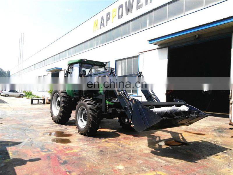 Cheap price new 180HP Farming tractor with front end loader and backhoe for sale