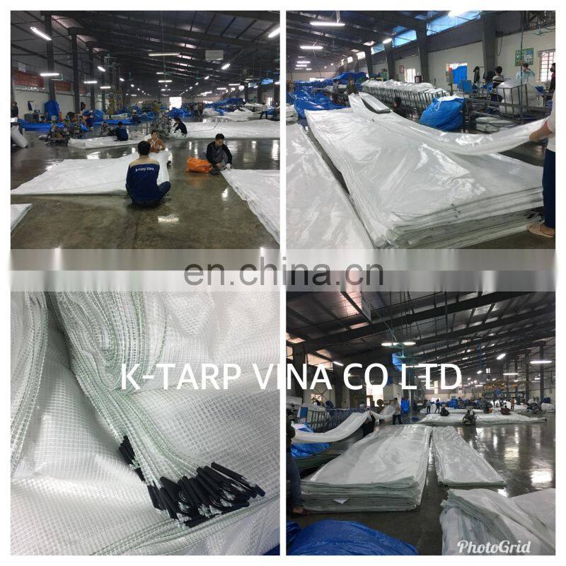 Leno Transparent Tarpaulin, Various Size, Virgin PE material