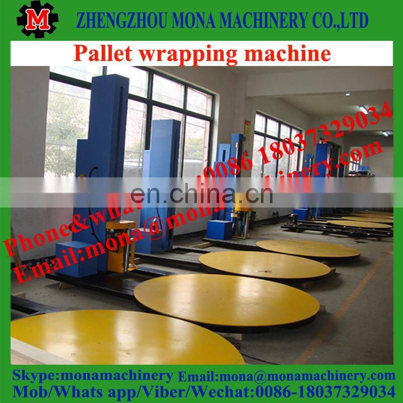 Multipurpose plastic pallet strap shrink wrapping machine