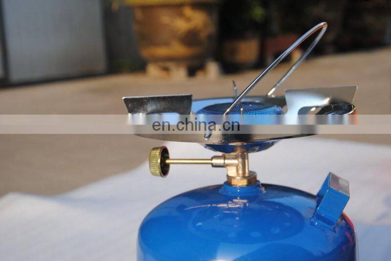 Portable Burner Gas Stove and Gas Cylinder Bottle Top Mini Camping Parts Price China Factory Kitchen LPG Accessories Best Supply