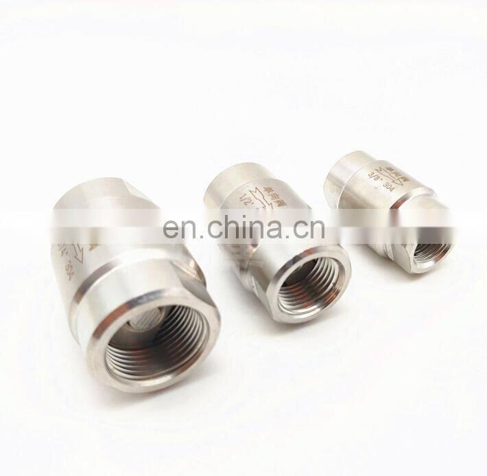 304 stainless steel high pressure check valve 4 points inner wire check valve