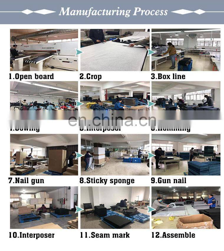 Manufacturer custom modern fabric round faux fur ottomans stool