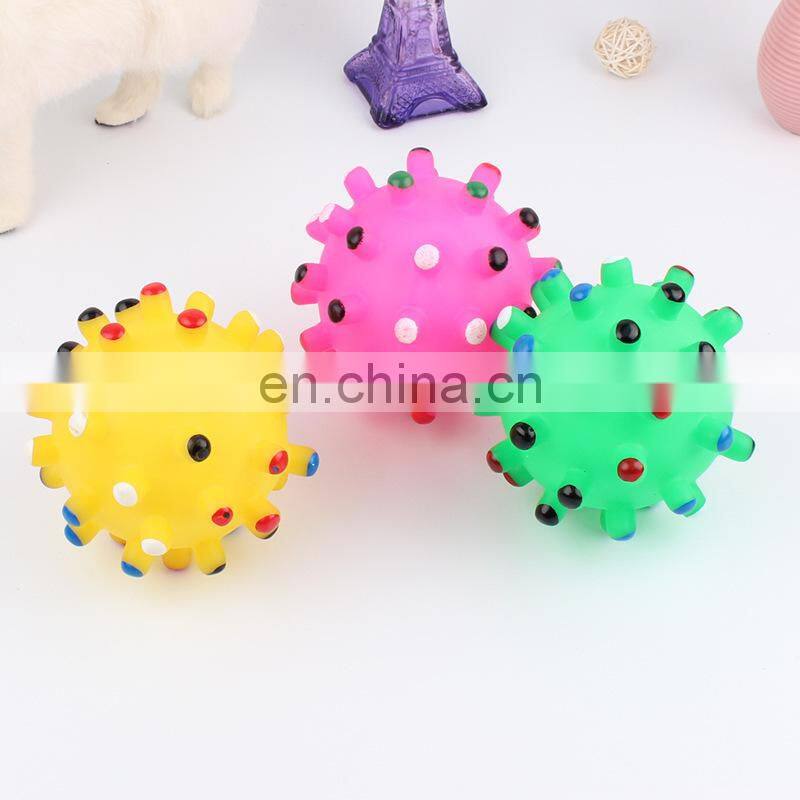 Pet Puppy Vinyl Donut Bone Chew Squeak Toy For Dogs