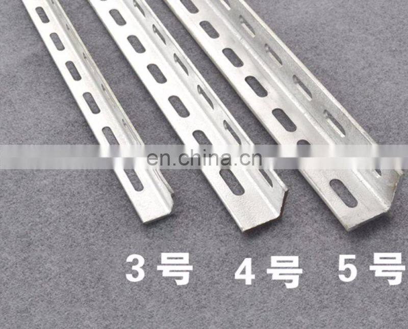 S235JR Cold Rolled Perforated L profiles Sizes