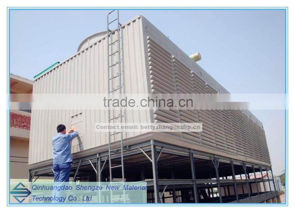 FRP mechanical draft cooling tower, GRP hand lay-up cooling box