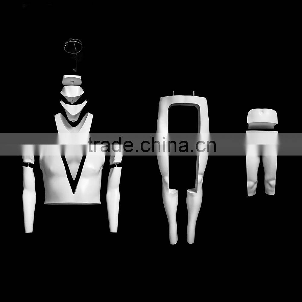 GH25 Plus-size Ghost Mannequin Fat Man Removable Invisible men fiberglass Dummy Model