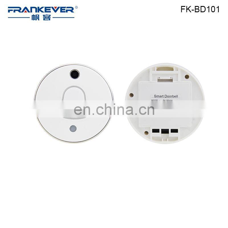 FRANKEVER US Mini Smart Doorbell Wide Angle Monitoring APP Controlled Wifi Doorbell