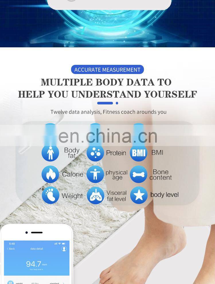 Household Bathroom Weighing Electric Body Fat Scales Wifi Smart Digital Weight Scale