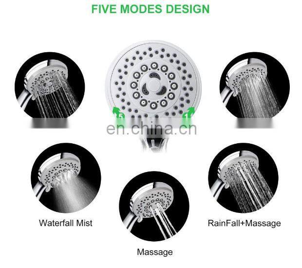 Multifunction Spray Massage Water Saving Bathroom Shower Head Set
