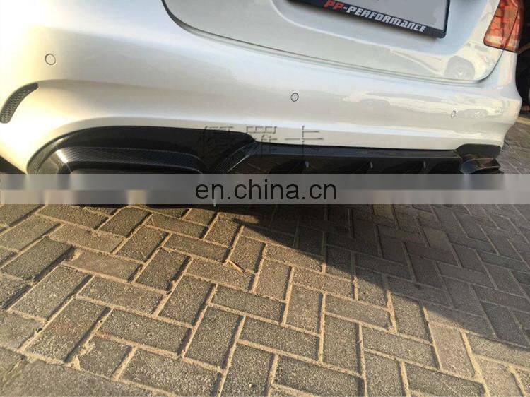 carbon finber diffuser for e class w212 with exhuast tips w212 sport diffuser and muffler tips carbon finber material 2017 styl