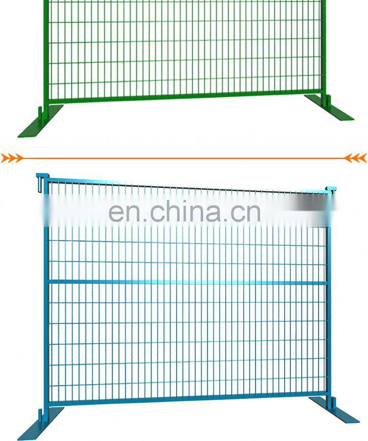 Hot sale Canada security fencing panels temporary fence set