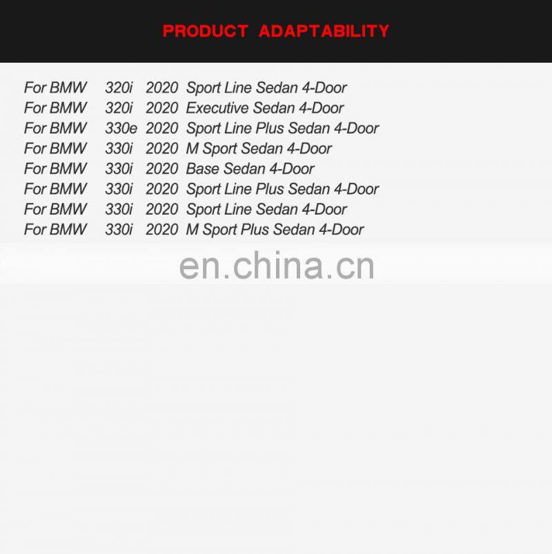 Auto Parts Real Dry Carbon Light Arches for BMW 3 series G20 G28 2020